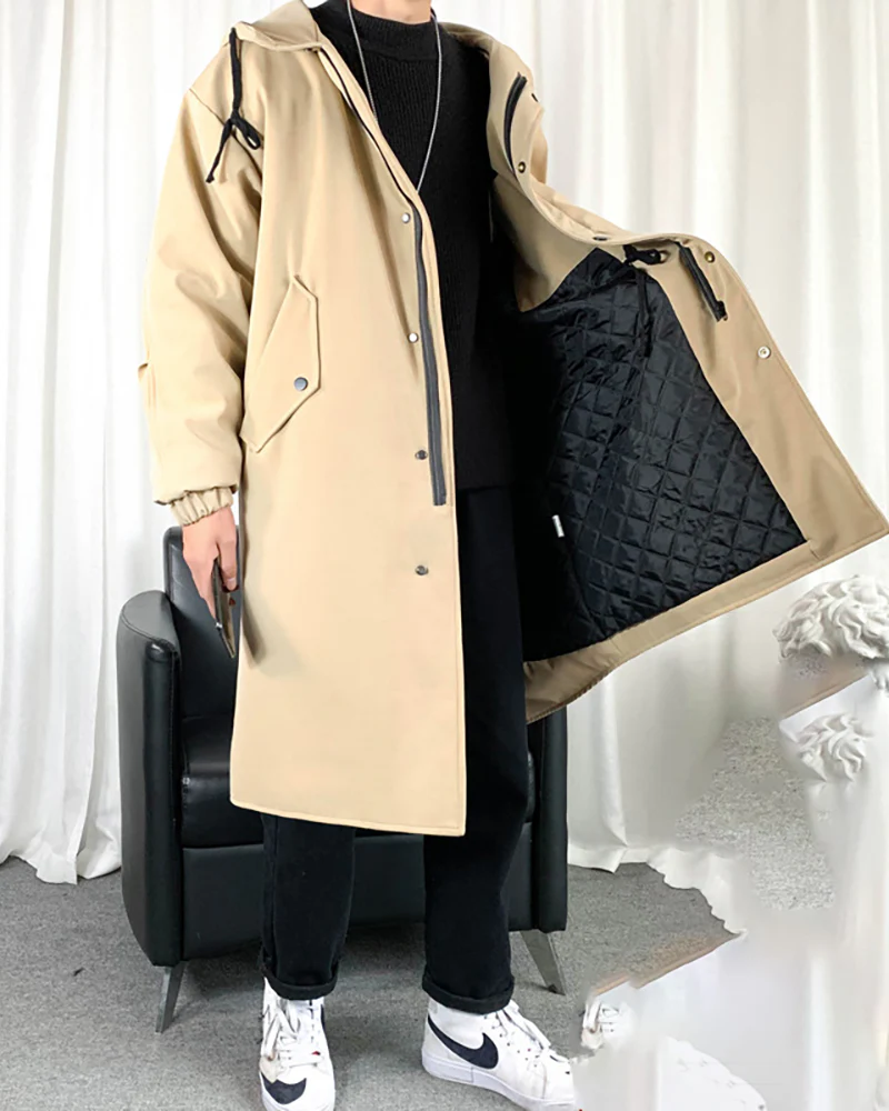 Techwear Outfits Long Jacket Coat - Image 10