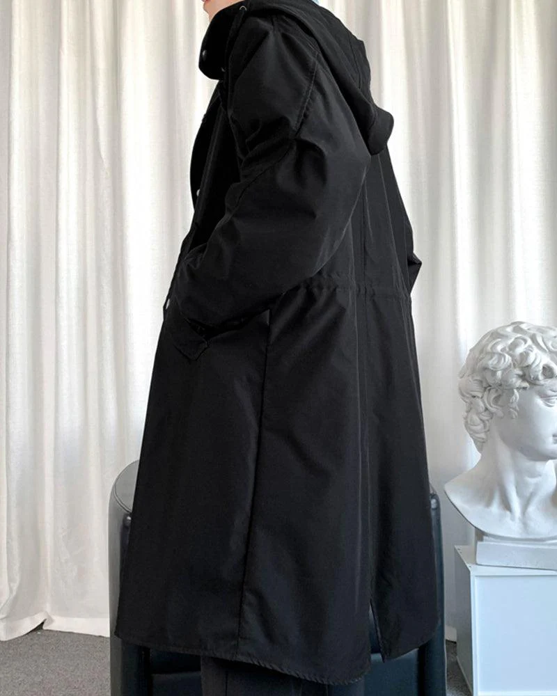 Techwear Outfits Long Jacket Coat - Image 13
