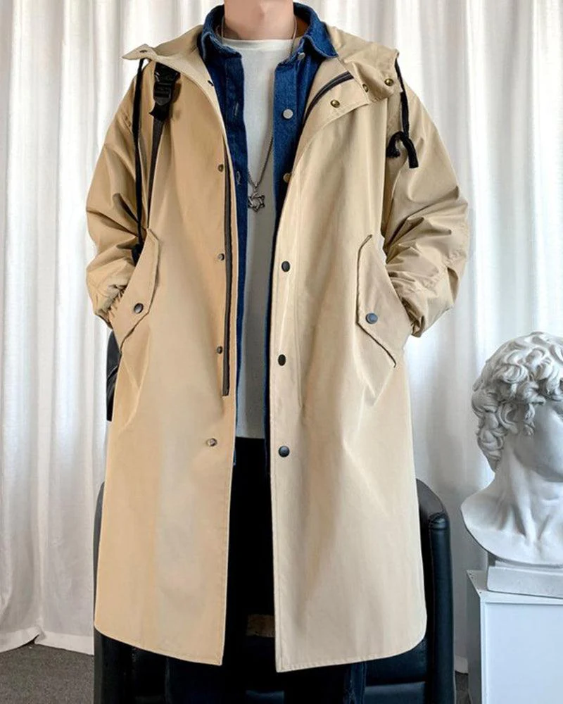 Techwear Outfits Long Jacket Coat - Image 14