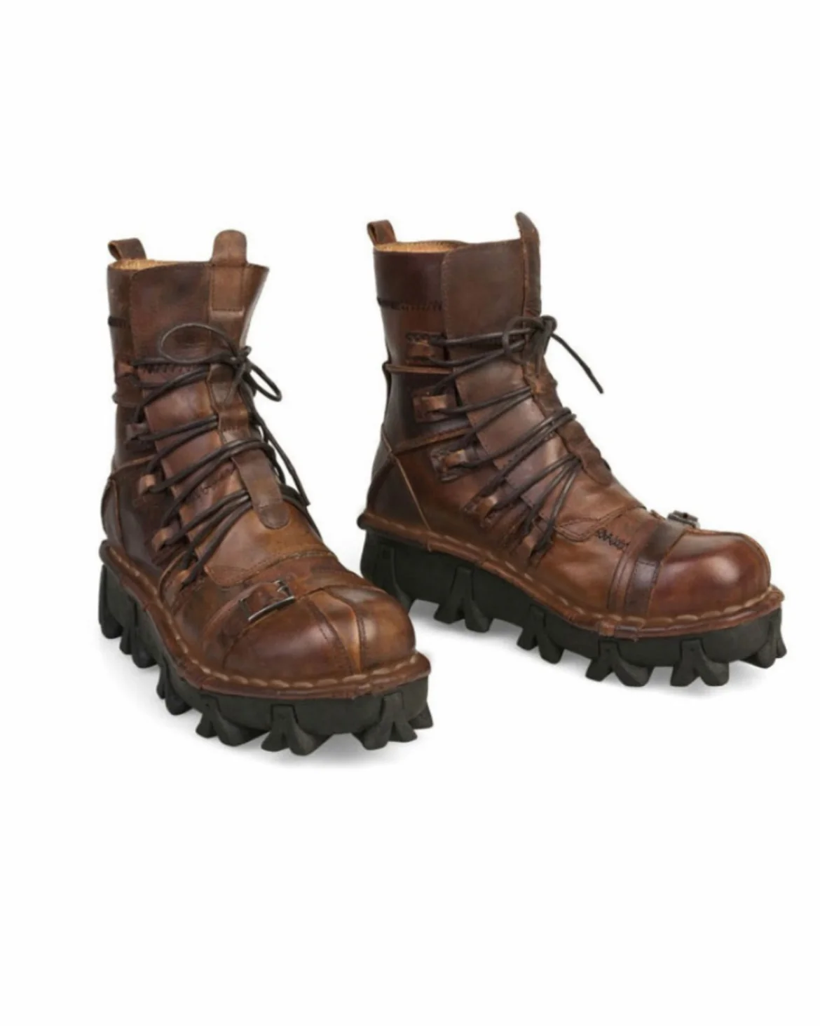 Techwear Punk Style Unisex Motorcycle Riding Boots - Image 8