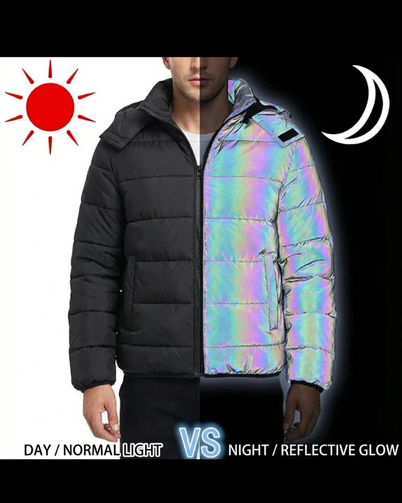 Techwear Reflective Winter Jacket - Image 14
