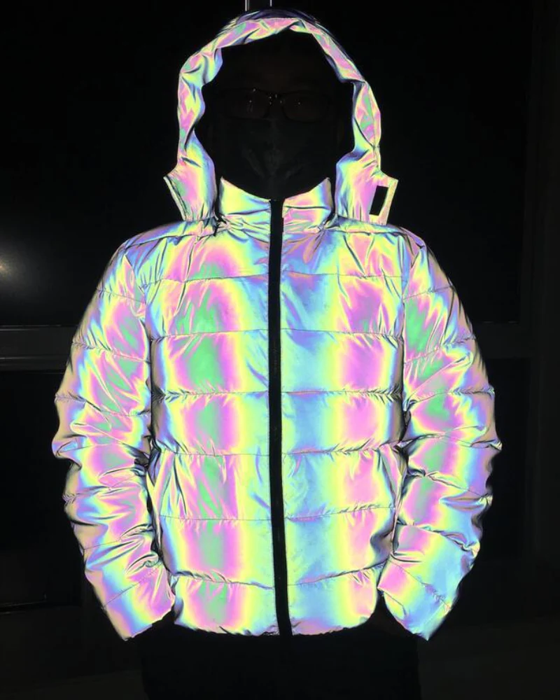 Techwear Reflective Winter Jacket - Image 9