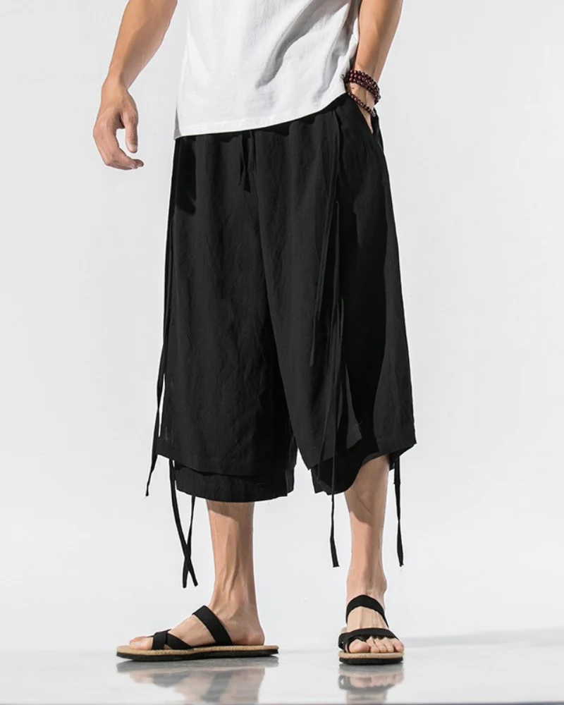 Techwear Short Hakama Pants - Image 10