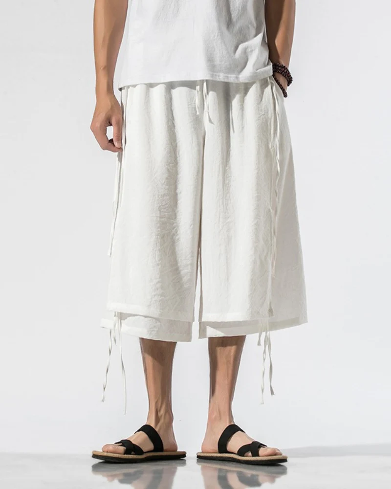 Techwear Short Hakama Pants - Image 8