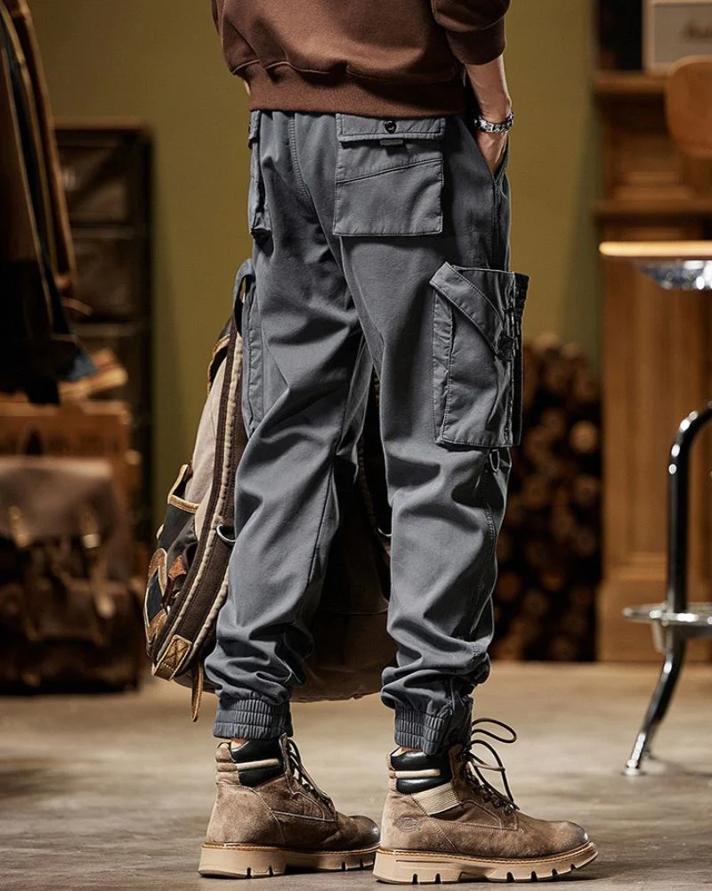Techwear Side Pockets Cargo Pants - Image 11