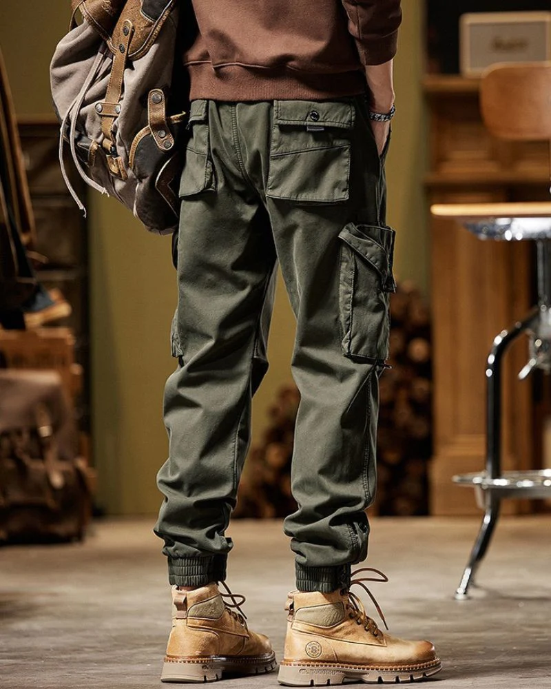 Techwear Side Pockets Cargo Pants - Image 14