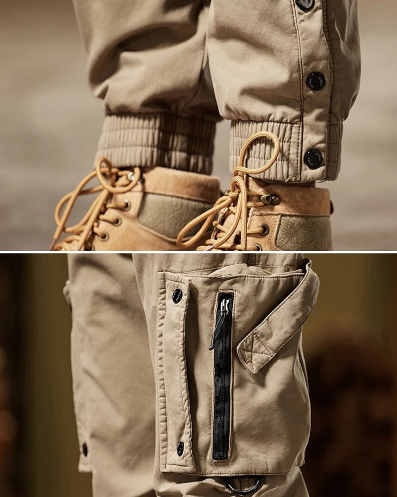 Techwear Side Pockets Cargo Pants - Image 16