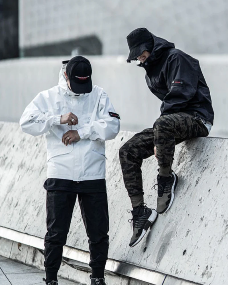 Techwear Slim Camo Cargo Pants - Image 4