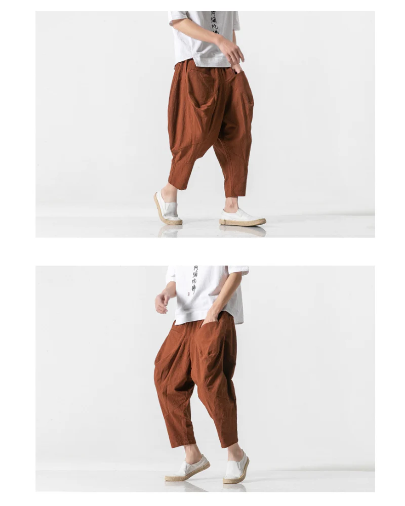 Techwear Street Loose Hakama Pants - Image 7