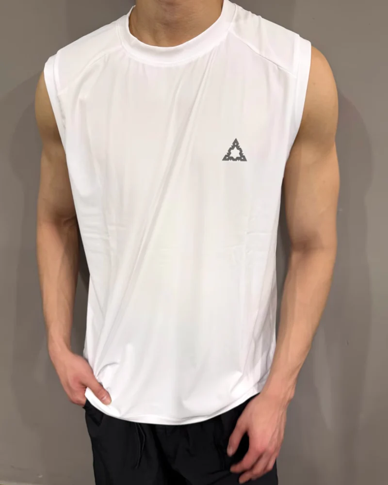 Techwear Summer Cool Mens Sleeveless T-Shirt | Muscle Shirt - Image 10