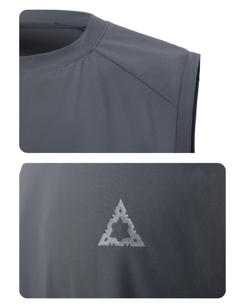 Techwear Summer Cool Mens Sleeveless T-Shirt | Muscle Shirt - Image 8