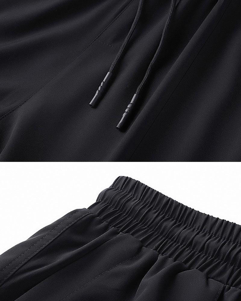Techwear Summer Ice Silk Wide Leg Pants - Image 10