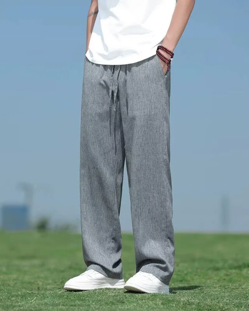 Techwear Summer Linen Tencel Pants - Image 2