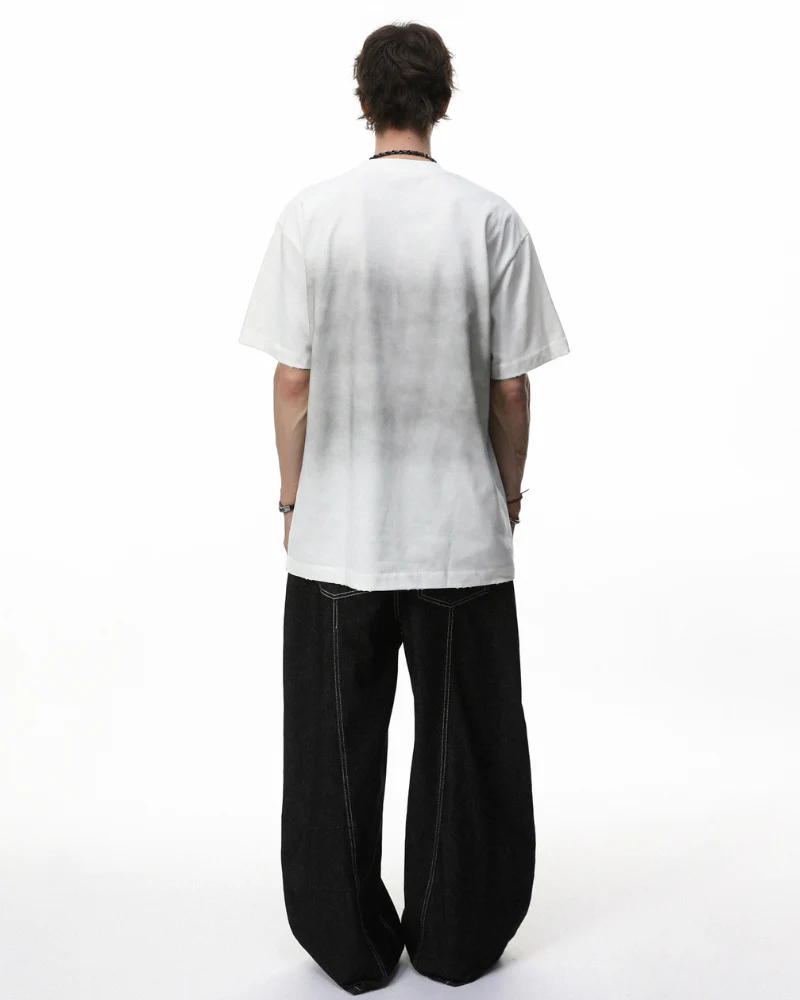 Techwear Vintage Distressed Graphic T-Shirt - Image 6
