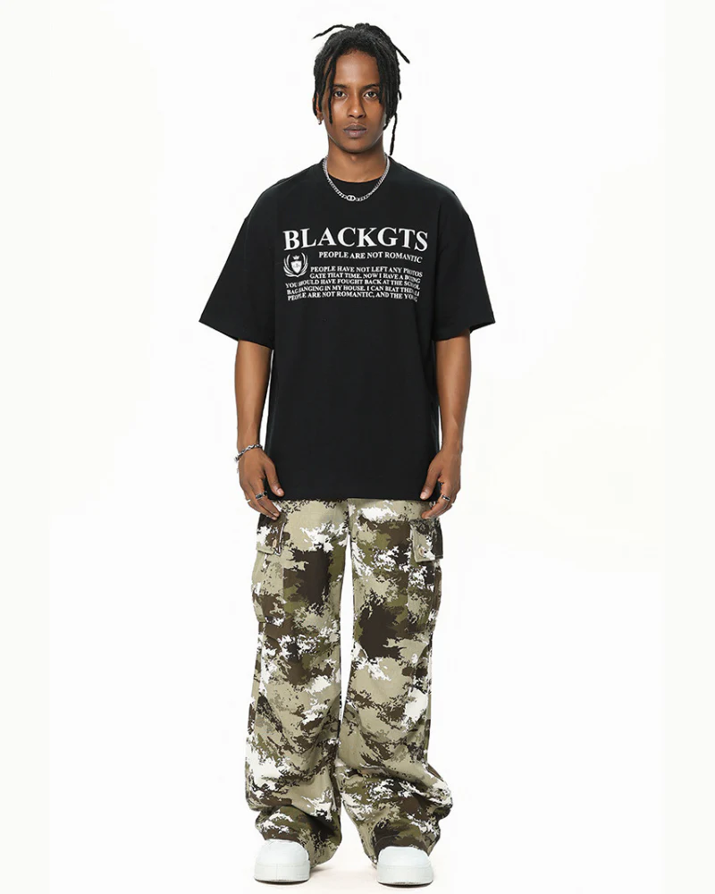 Techwear Y2K Camo Cargo Pants - Image 6
