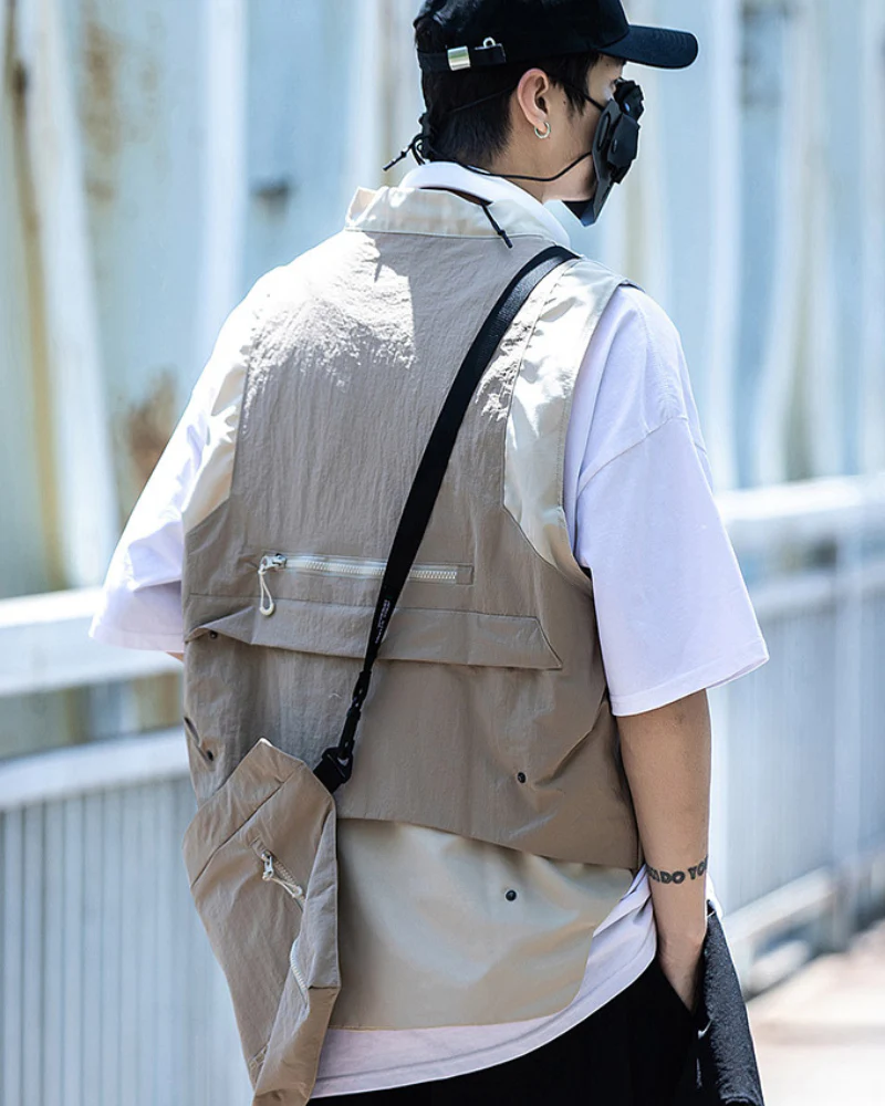 Urban Functional Detachable Backpack Vest - Image 4