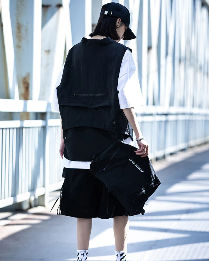 Urban Functional Detachable Backpack Vest - Image 9