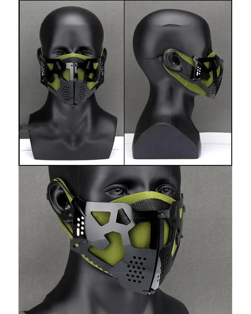 Urban Mechanical Cyberpunk Sci-fi Face Mask - Image 6