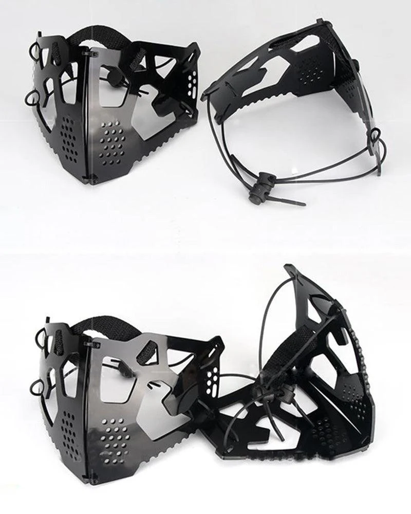 Urban Mechanical Cyberpunk Sci-fi Face Mask - Image 7
