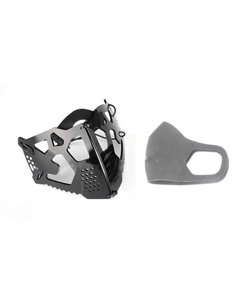 Urban Mechanical Cyberpunk Sci-fi Face Mask - Image 9