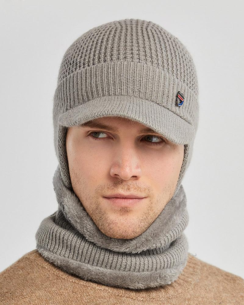 Warm Heart Knitted Ski Mask Hat - Image 10