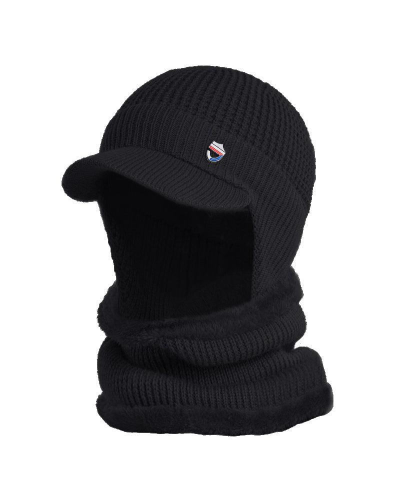 Warm Heart Knitted Ski Mask Hat - Image 5