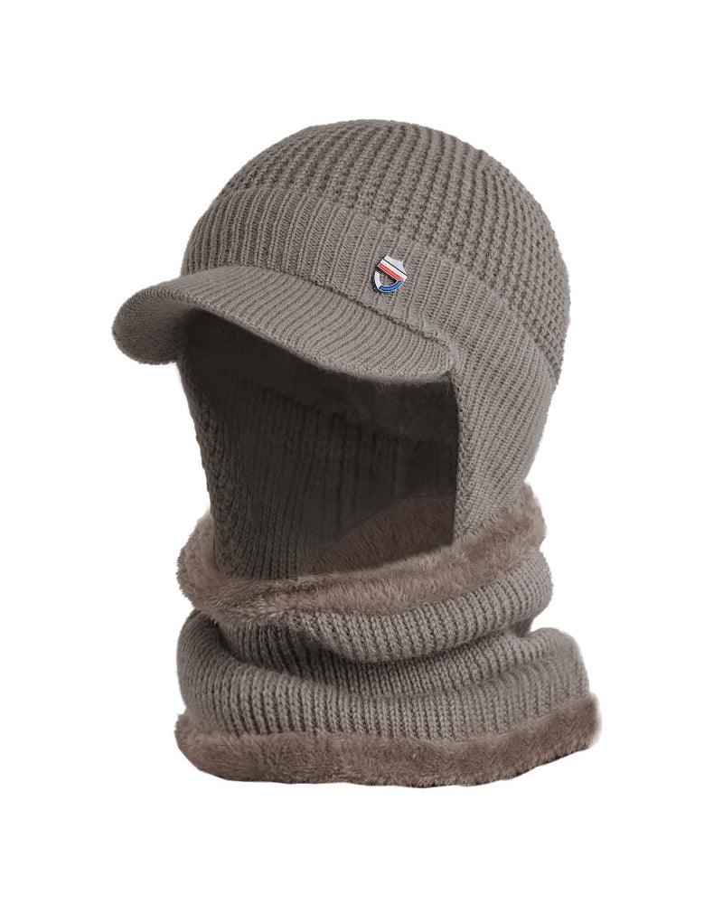Warm Heart Knitted Ski Mask Hat - Image 7
