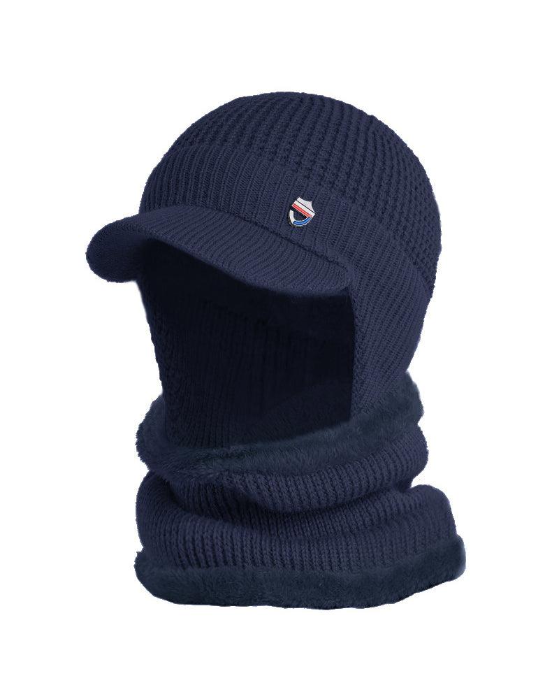 Warm Heart Knitted Ski Mask Hat - Image 9