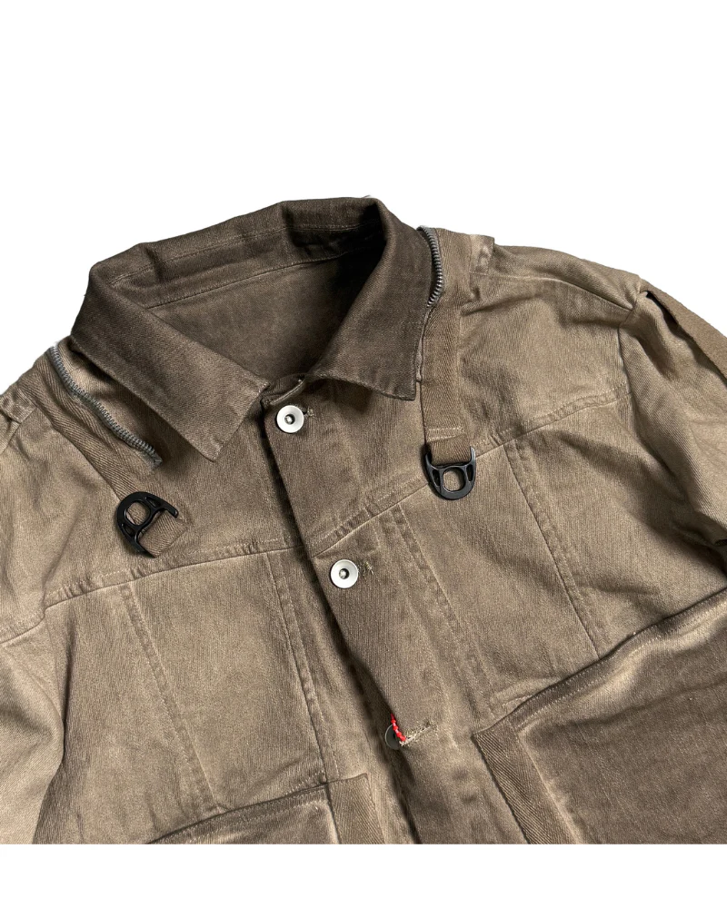 Wasteland Apocalypse Detachable-Collar Jacket - Image 13