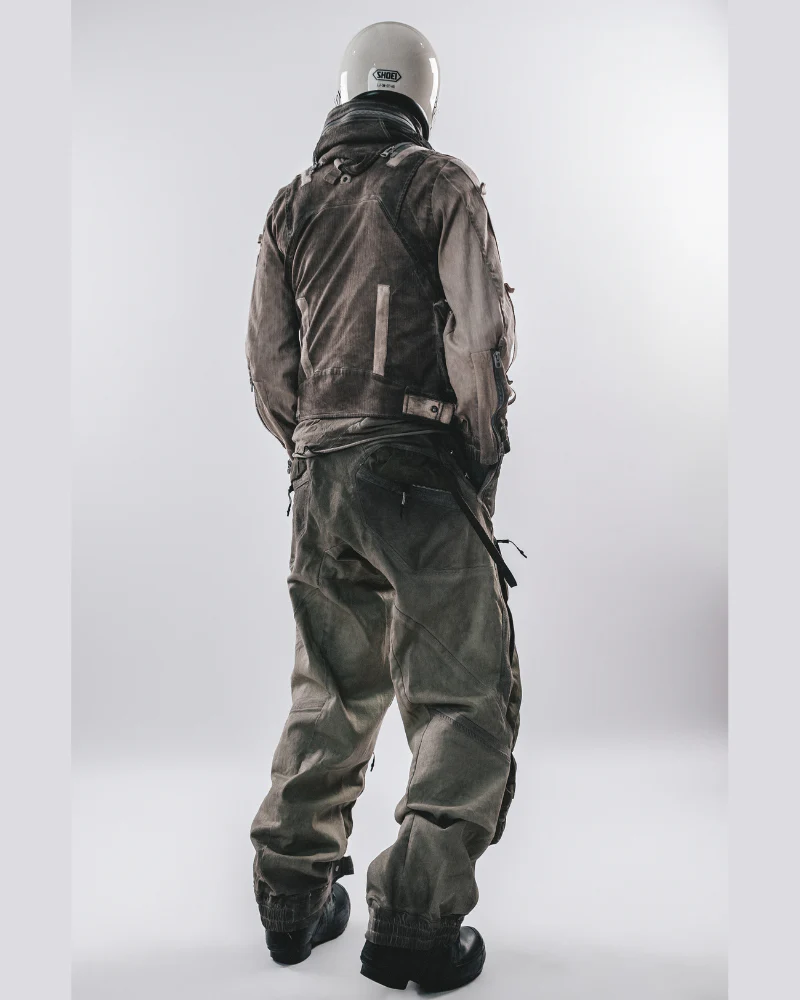Wasteland Apocalypse Detachable-Collar Jacket - Image 4