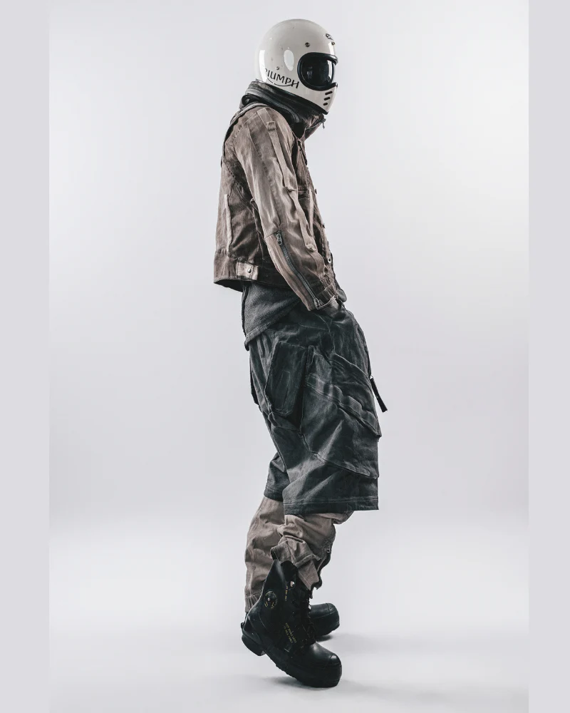Wasteland Apocalypse Detachable-Collar Jacket - Image 6