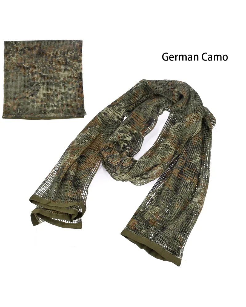 Wasteland Soldier Style Camouflage Long Mesh Scarf - Image 11