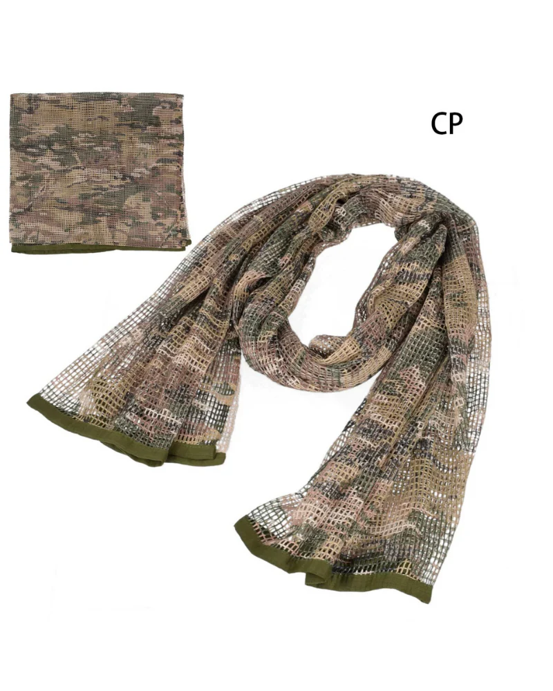 Wasteland Soldier Style Camouflage Long Mesh Scarf - Image 14