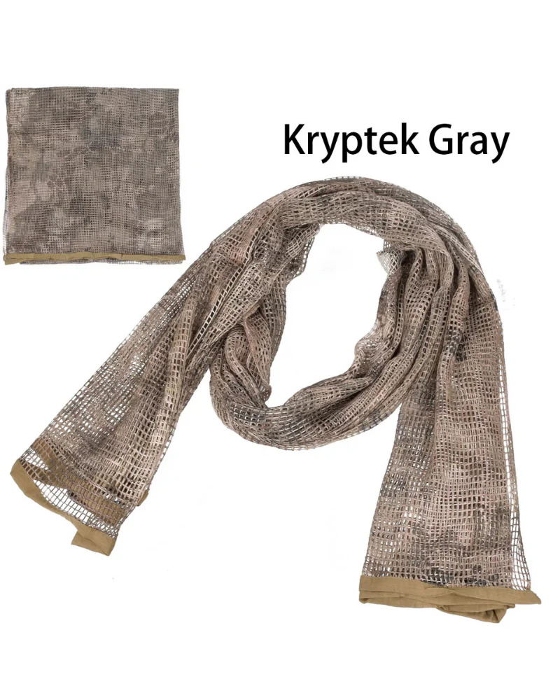Wasteland Soldier Style Camouflage Long Mesh Scarf - Image 15