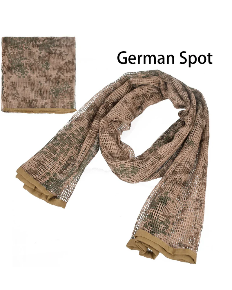 Wasteland Soldier Style Camouflage Long Mesh Scarf - Image 16