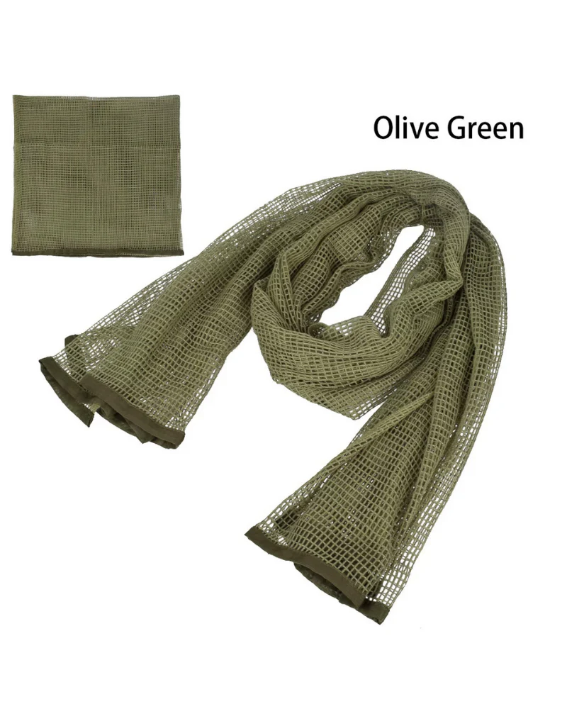 Wasteland Soldier Style Camouflage Long Mesh Scarf - Image 5