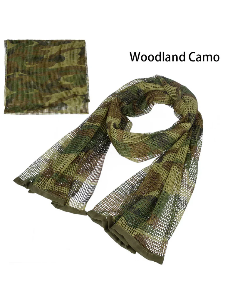 Wasteland Soldier Style Camouflage Long Mesh Scarf - Image 9