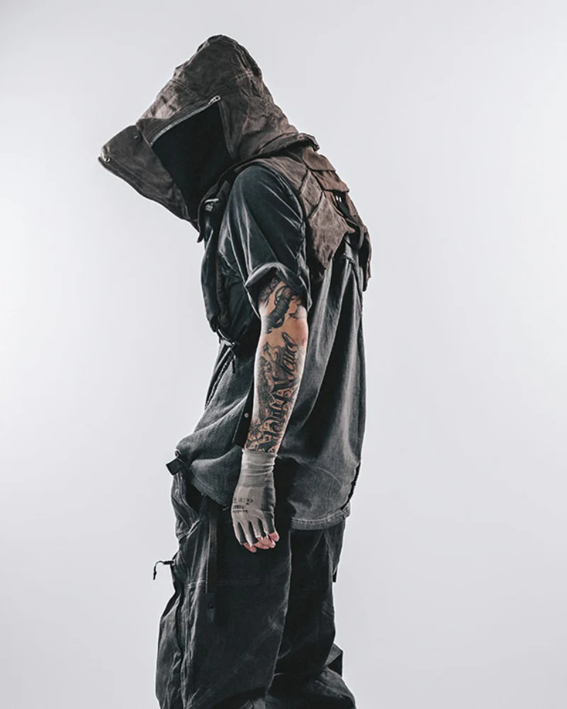 Wasteland-Tech Modular Detachable Hood Tactical Vest - Image 7