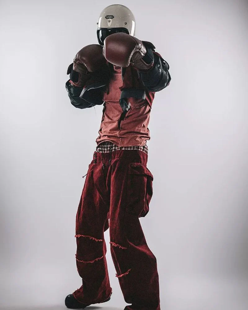 Wasteland Wear Angora Red Boxing Jacket - Image 7
