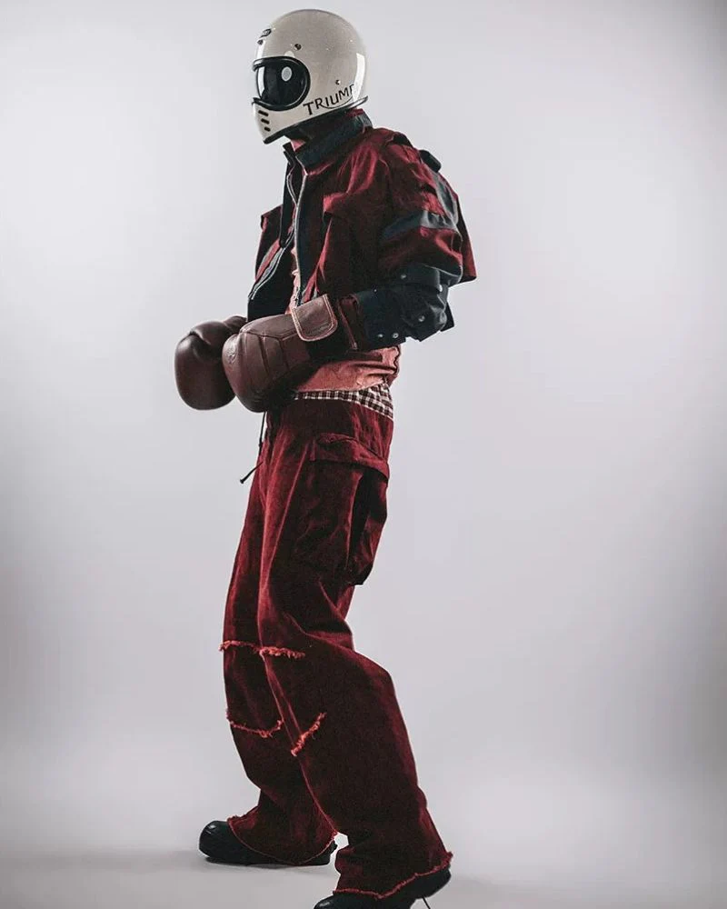 Wasteland Wear Angora Red Boxing Jacket - Image 8