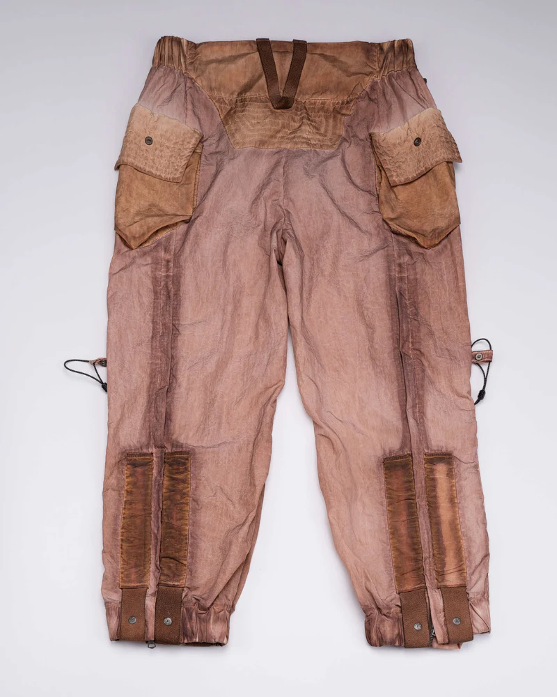 Wasteland Wear Dirty Dyed Cargo Zipper Pants - Image 10