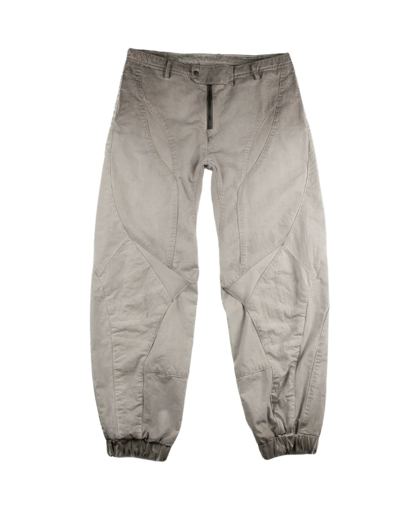 Wasteland Wear Distressed Washed Patchwork Slim Cargo Pants - Image 11