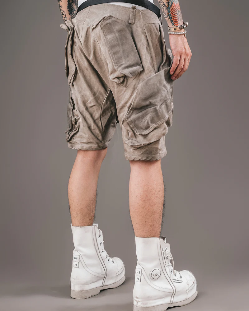 Wasteland Wear Functional 3D Pocket Cargo Shorts - Image 7