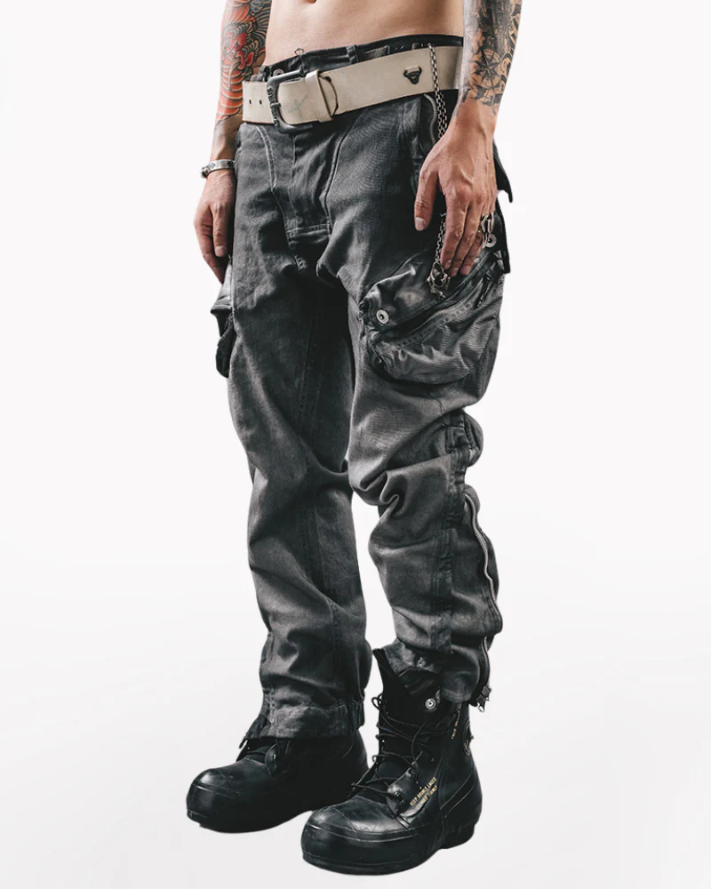 Wasteland Wear Functional Distressed Cargo Pants - Image 6