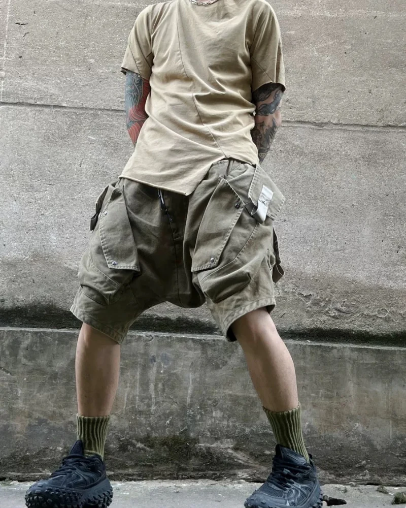 Wasteland Wear Functional Multi-Pocket Cargo Shorts - Image 2