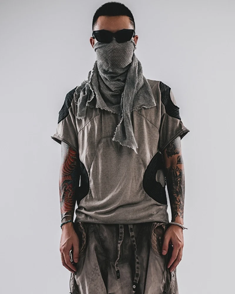 Wasteland Wear Washed Distressed Cotton T-Shirt - Image 10