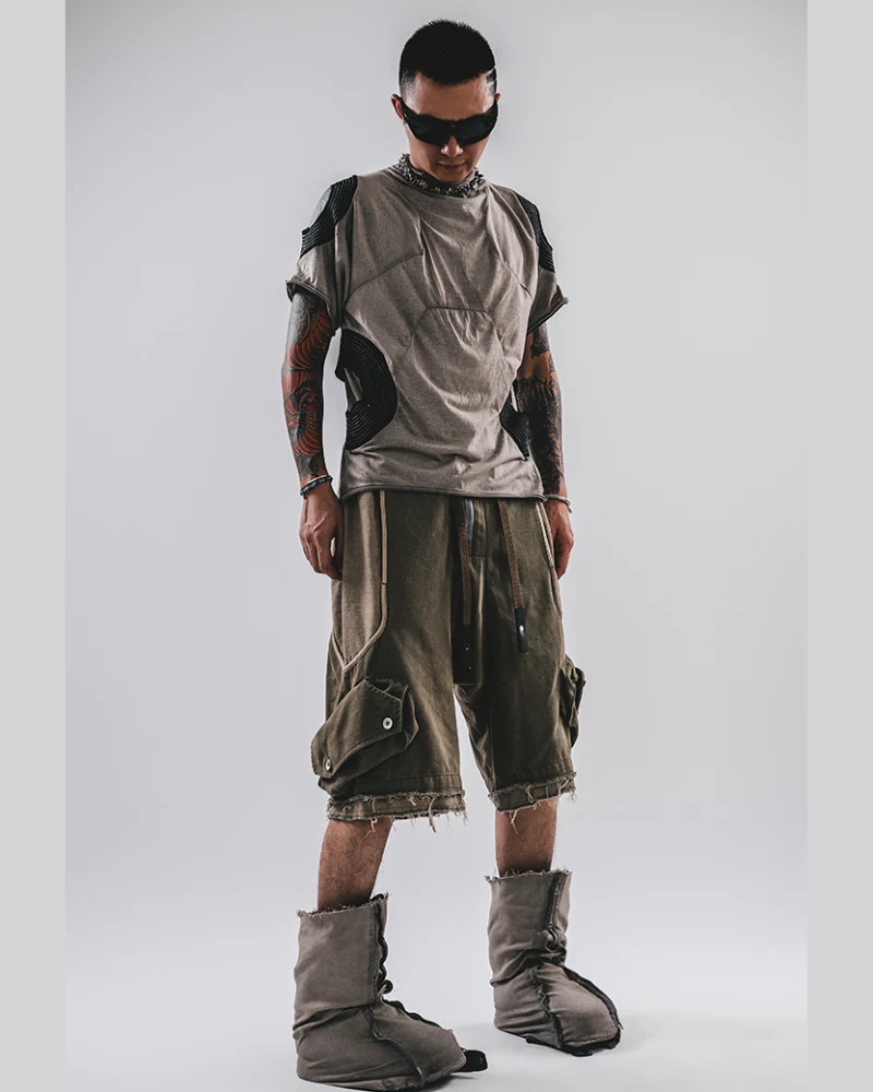 Wasteland Wear Washed Distressed Cotton T-Shirt - Image 14