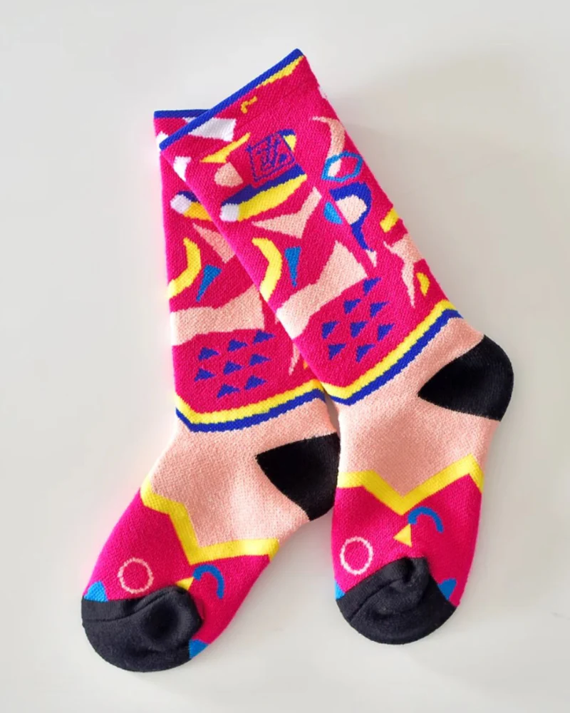 Winter Warm Long Tube High Kids Ski Socks - Image 5