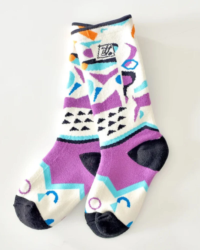 Winter Warm Long Tube High Kids Ski Socks - Image 6