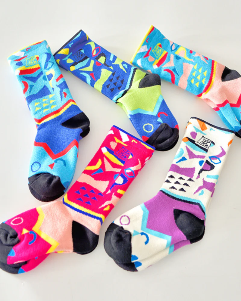 Winter Warm Long Tube High Kids Ski Socks - Image 8